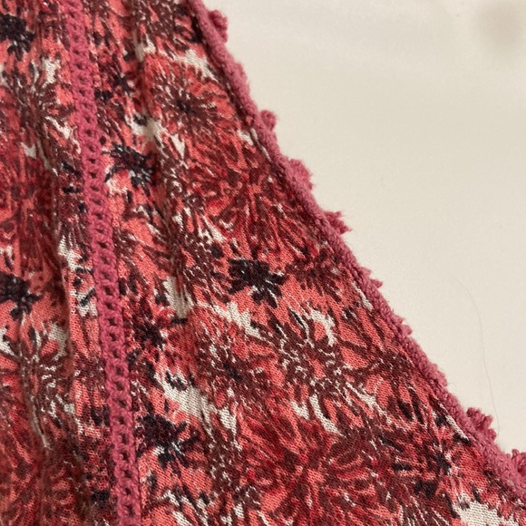 ZARA Trafaluc Rust Floral Flower Romper Skort Dress Small - Picture 15 of 16